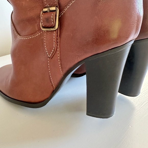“Vintage Look” Brown Cognac Boots Sz 9.5 - Picture 4 of 5